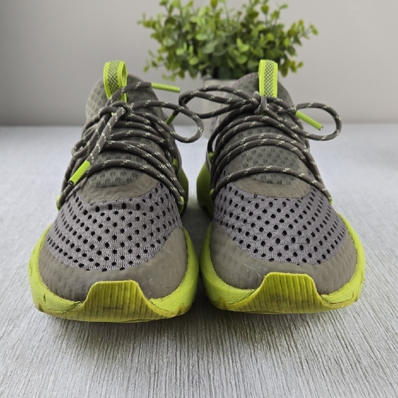 Sorel Kinetic Breakthru Lace Up Sneakers Womens Size 9.5 Olive Green Neon Yellow - Picture 5 of 16